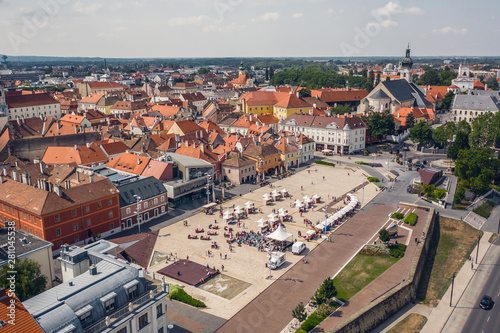 Aerial view of Gyor photo