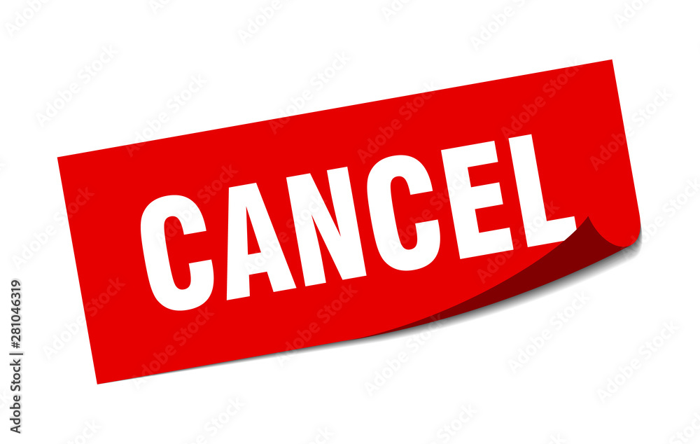 cancel sticker. cancel square isolated sign. cancel cancel sticker. cancel square isolated sign. cancel
