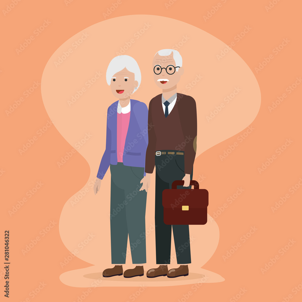 people family flat design image people family flat design image