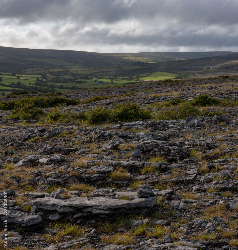 West Coast Ireland the Burren Karstlandscape West Coast Ireland the Burren Karstlandscape