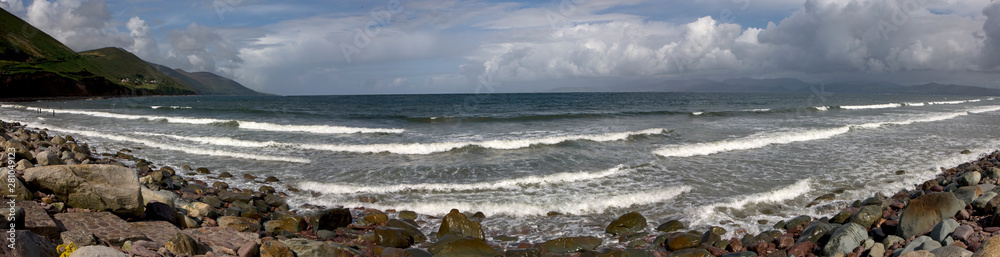 Coast Ring of Kerry Ireland panorama