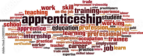 Apprenticeship word cloud