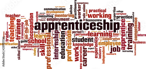 Apprenticeship word cloud
