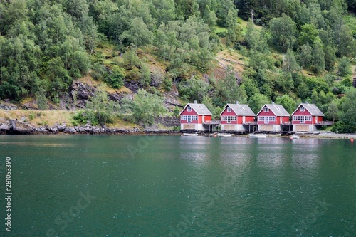 Houses on the fjord
