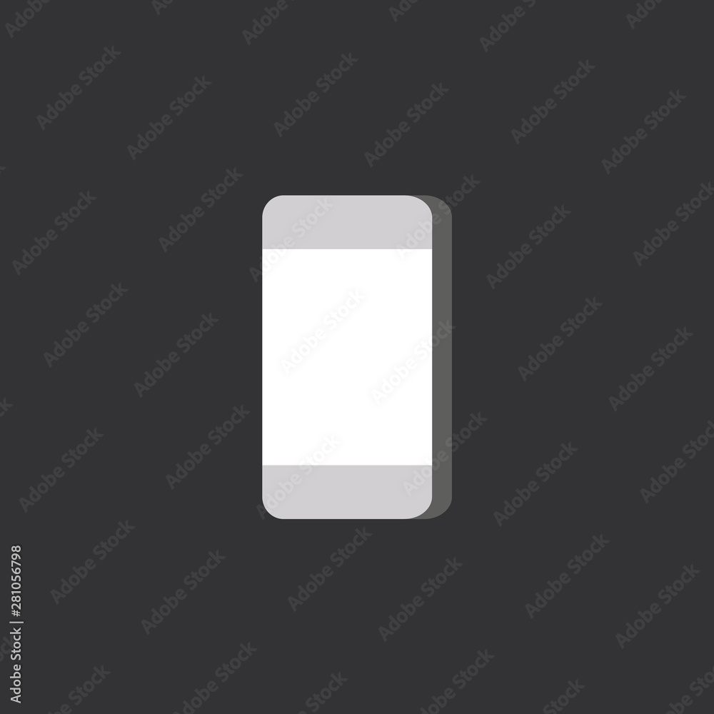 flat icon of smartphone. vector illustration flat icon of smartphone. vector illustration
