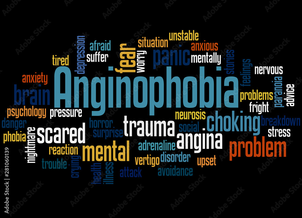 Anginophobia fear of angina or choking 3 Anginophobia fear of angina or choking 3