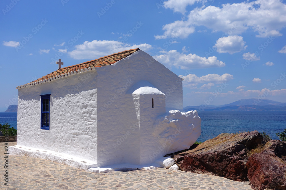 Beautiful villages in island of Hydra, Saronic gulf, Greece Beautiful villages in island of Hydra, Saronic gulf, Greece