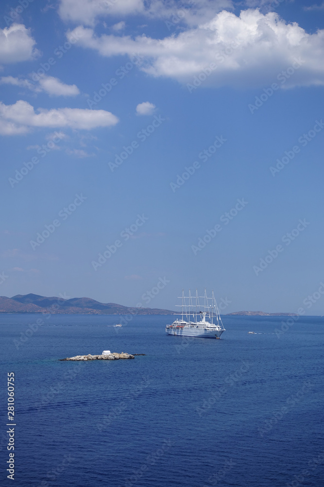 Beautiful Hydra island, Saronic gulf, Greece