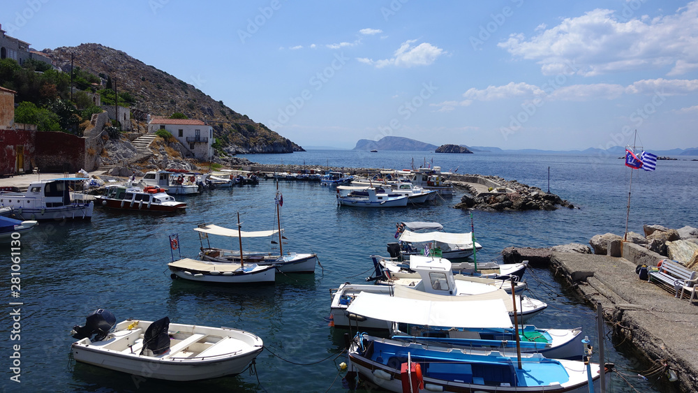 Beautiful Hydra island, Saronic gulf, Greece Beautiful Hydra island, Saronic gulf, Greece