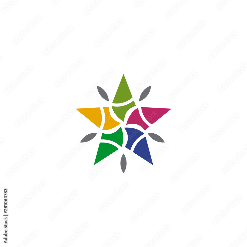 Community and adoption care logo design vector template Community and adoption care logo design vector template