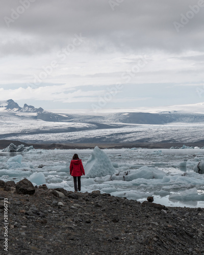 glacier hiker