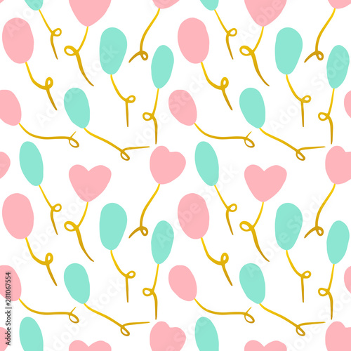 Baloon Seamless Pattern © anna_leni