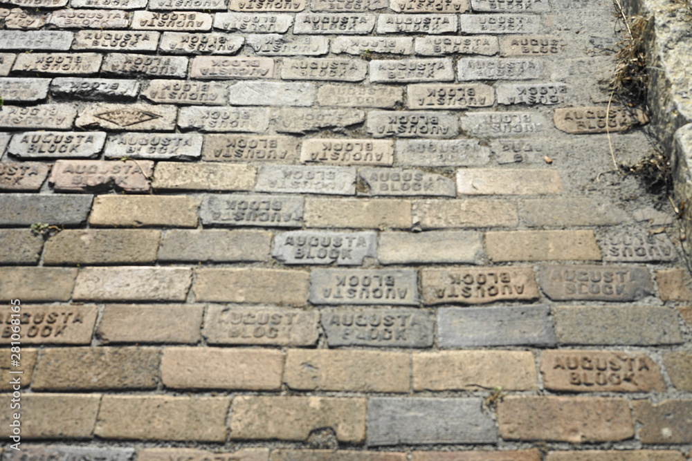 Obraz premium brick road