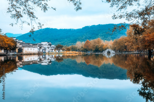 Landscape of Hongcun, Huangshan City, Anhui Province, China photo