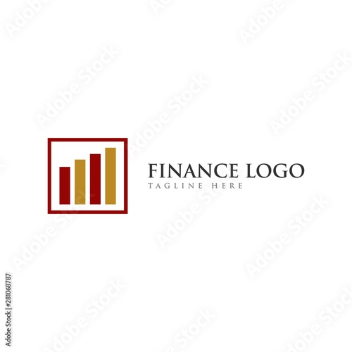 abstract business finance logo 