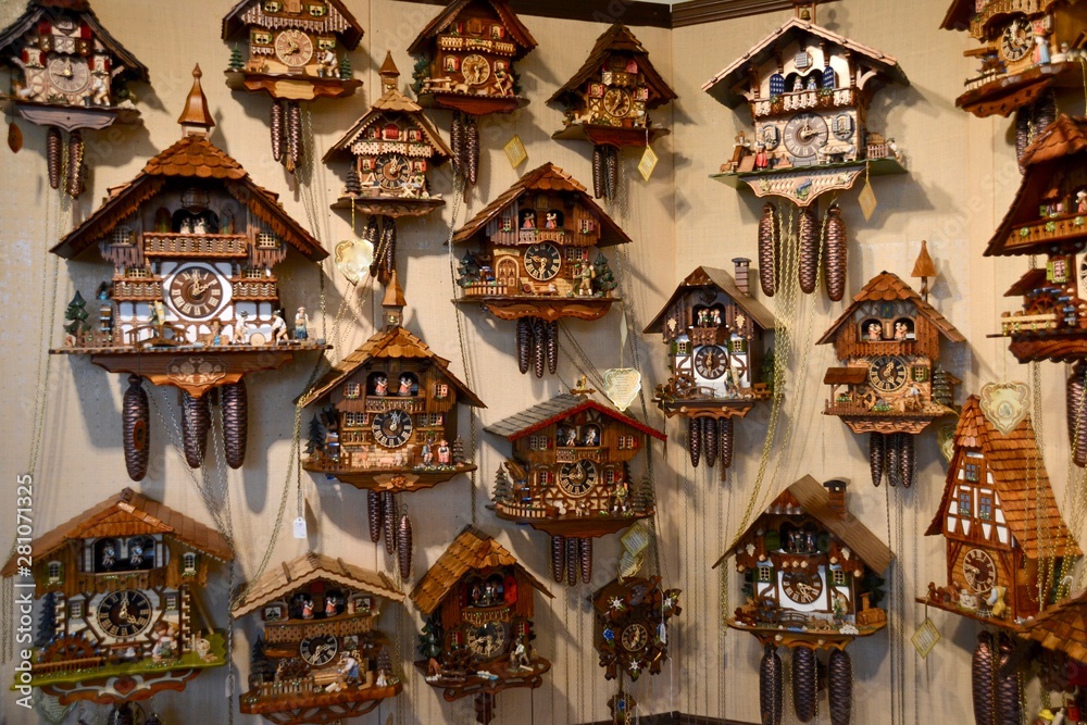 Fototapeta premium German Cuckoo Clock Collection
