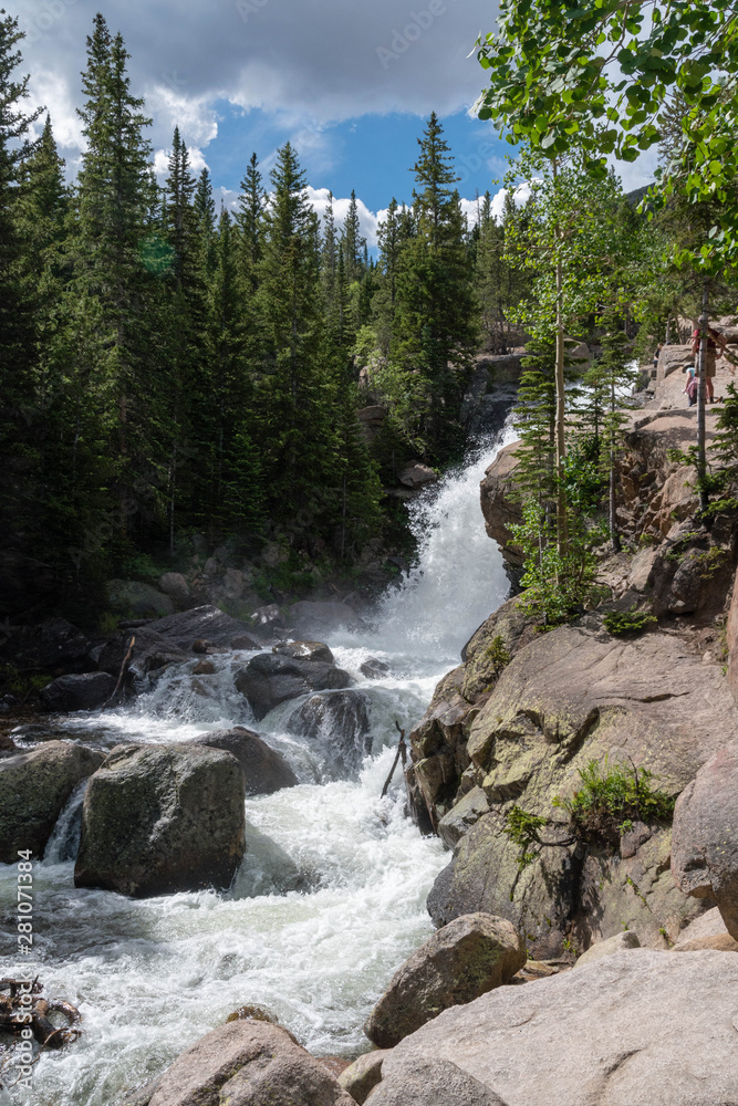 Colorado waterfall Colorado waterfall