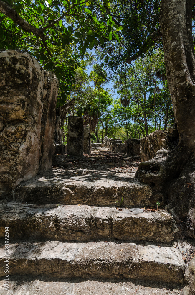 Archaeological Site of El Meco, Cancún, México Archaeological Site of El Meco, Cancún, México