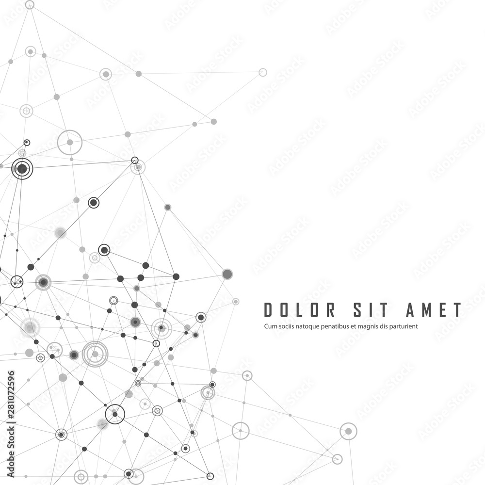 Abstract polygonal background. Geometrical design with connecting dots and lines Abstract polygonal background. Geometrical design with connecting dots and lines