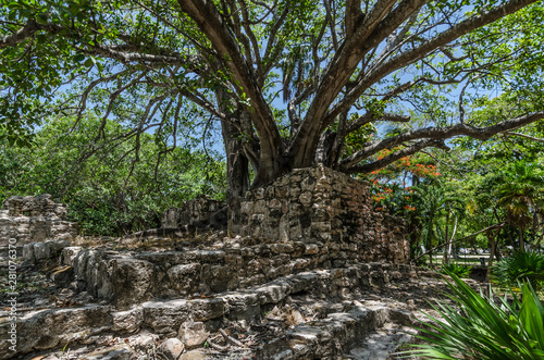 Archaeological Site of El Meco, Cancún, México