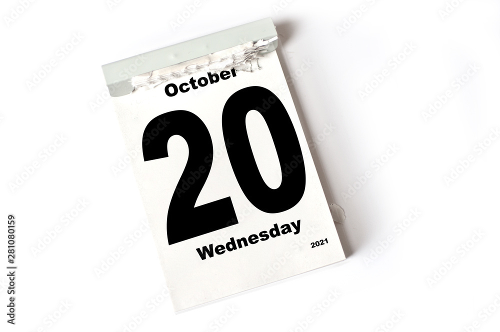 20. October 2021 20. October 2021