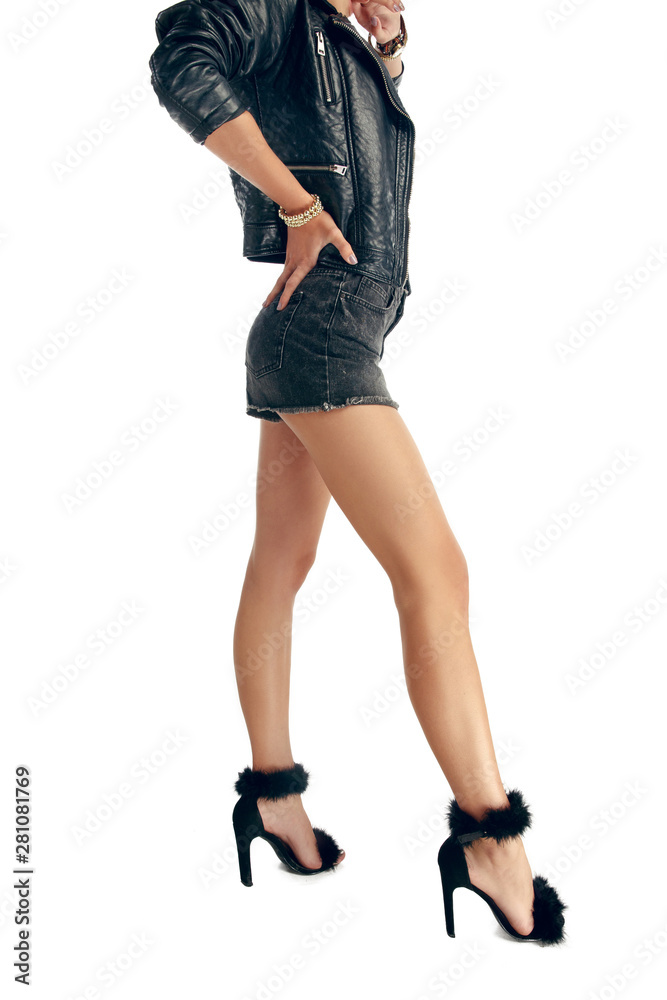 Half-length portrait of young beautiful woman with perfect body and well-kept skin. Wearing shirt and bra. Concept of fashion, style, beauty, cosmetics, self-care. Human emotions, facial expression. Half-length portrait of young beautiful woman with perfect body and well-kept skin. Wearing shirt and bra. Concept of fashion, style, beauty, cosmetics, self-care. Human emotions, facial expression.
