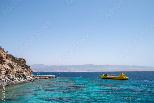 Salah El Din Castle on Farun Island in the Gulf of Aqaba © Rob