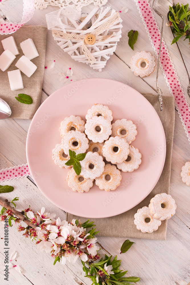 Canestrelli biscuits. Canestrelli biscuits.