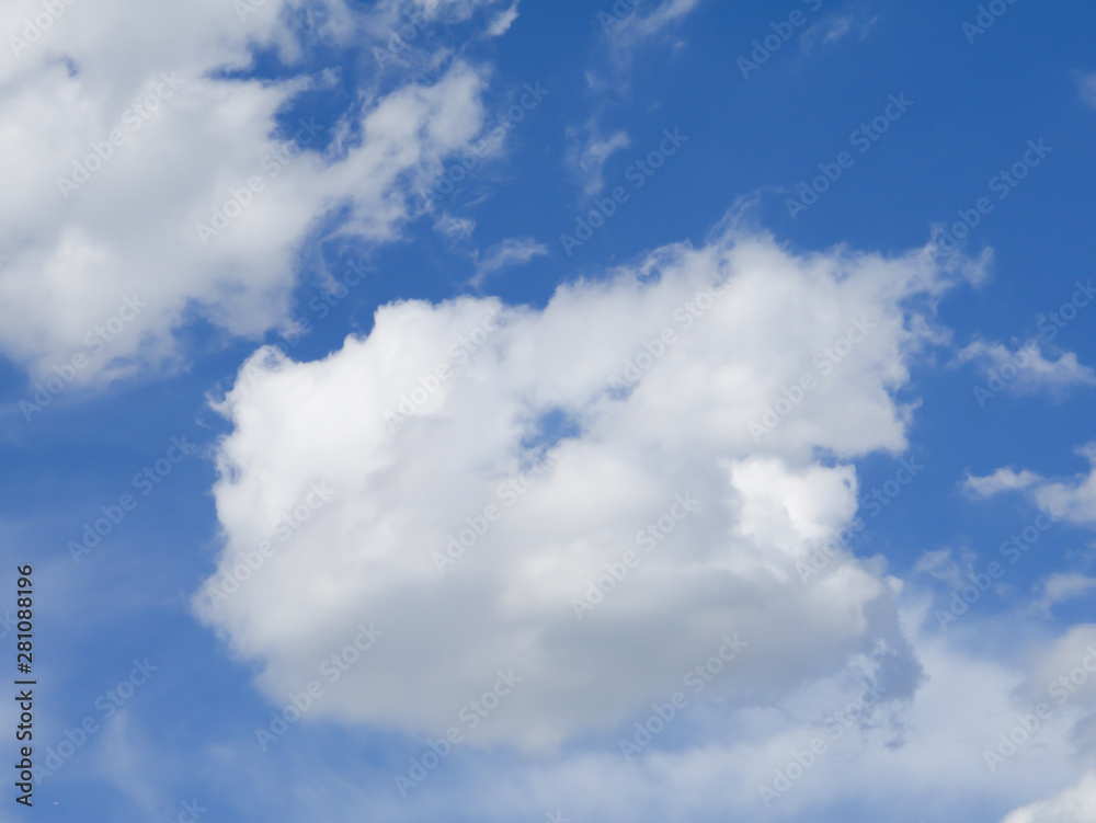 White clouds and sky White clouds and sky