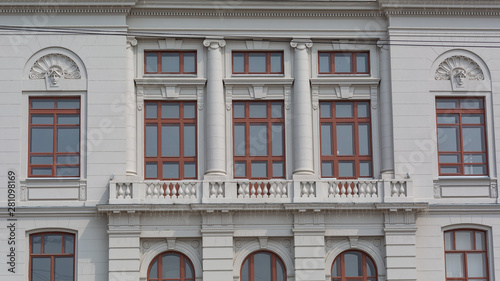 Omsk, Russia - July 29, 2019: beauty of our city center Omsk