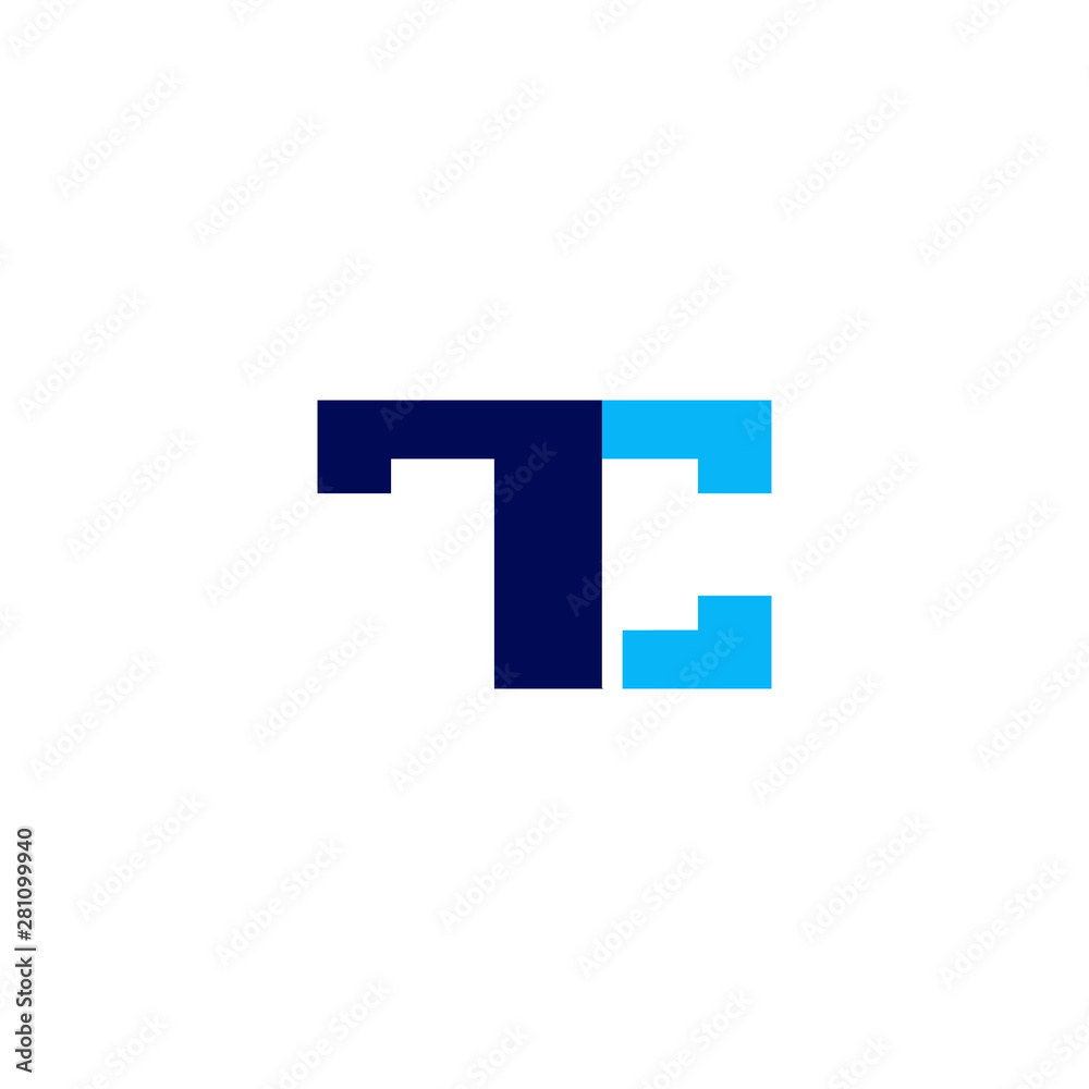 TC Letters Logo. vector design TC Letters Logo. vector design