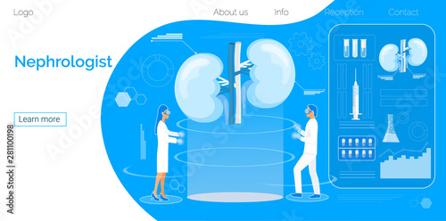 Concept of pyelonephritis and kidney stones, cystitis, urolithiasis, nephroptotic, renal failure, hemodialysis