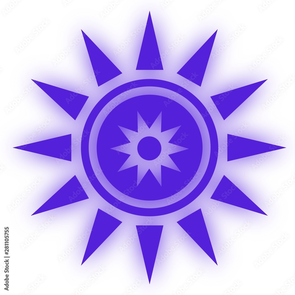 Star icon symbool. Glossy star shaped web stickers. Element style for chakra meditation Star icon symbool. Glossy star shaped web stickers. Element style for chakra meditation