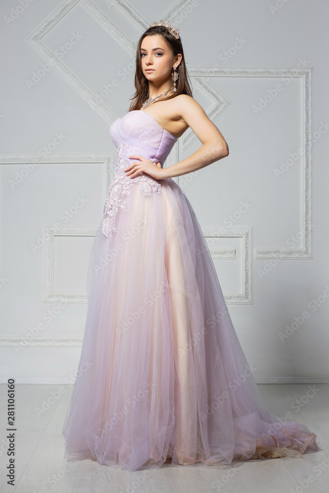 Pretty young woman posing in the studio. Pretty young woman posing in the studio.