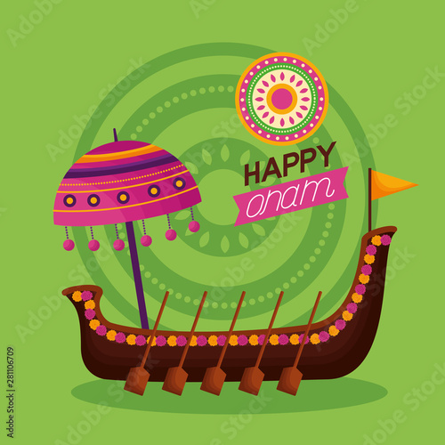happy onam festival celebration