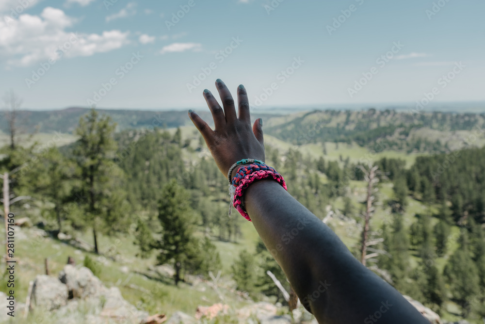 Hand and View Stock Photo | Adobe Stock
