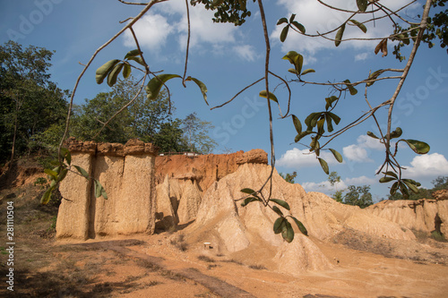 THAILAND PHRAE PHAE MUANG PHI LANDSCAPE photo