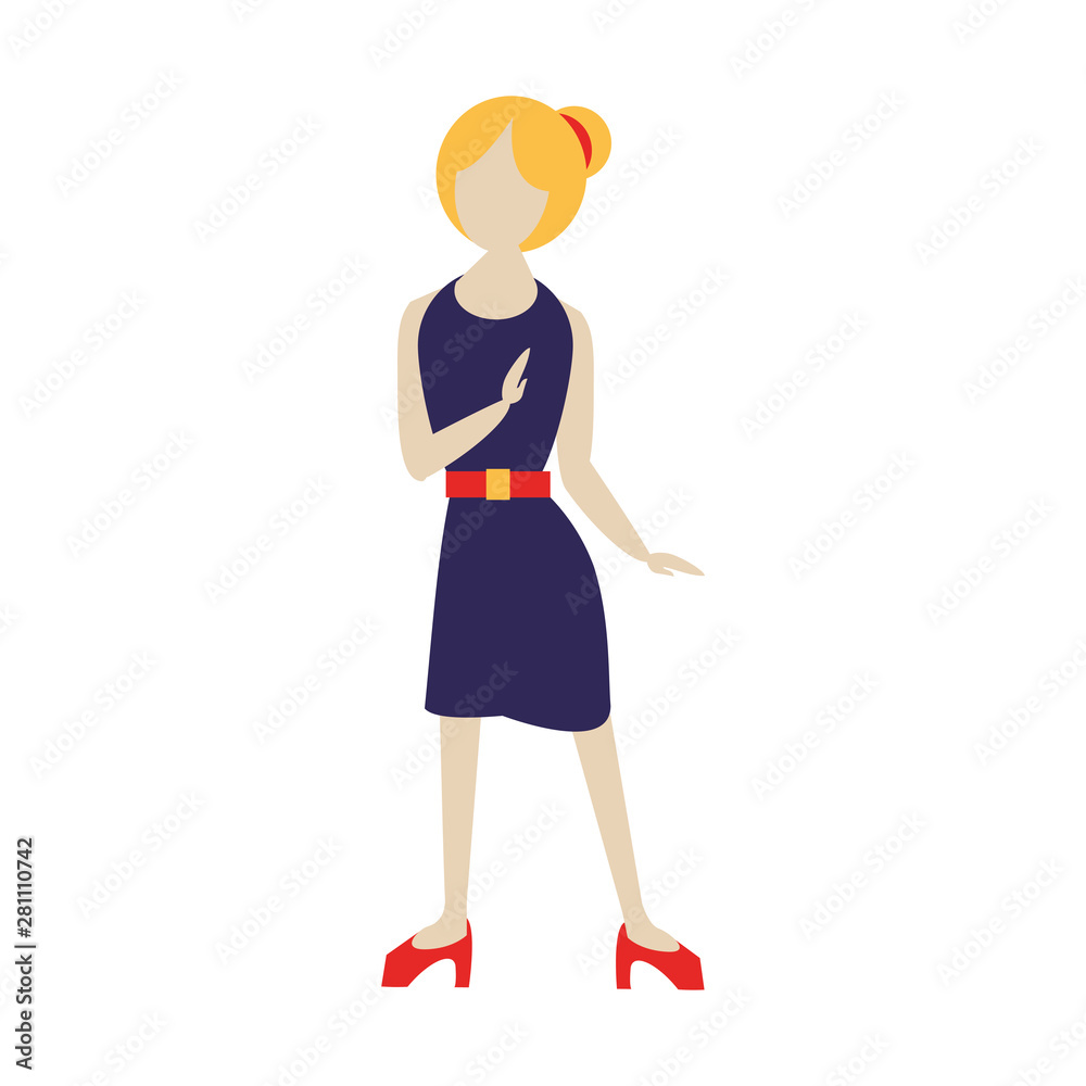 woman young female person cartoon