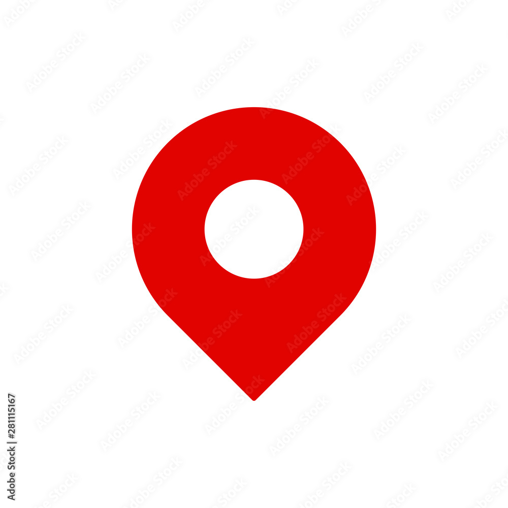 Red maps pin. Location map icon. Location pin. Pin icon vector. Red maps pin. Location map icon. Location pin. Pin icon vector.