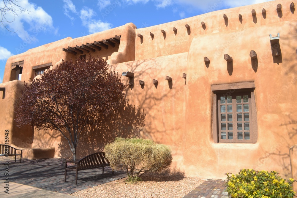 Adobe Architecture in New Mexico