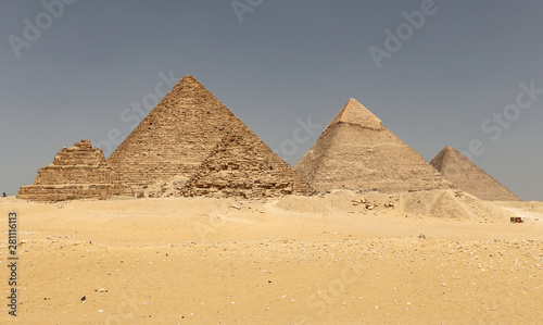 Giza Pyramid Complex in Cairo  Egypt