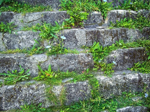textere of stone stairs photo