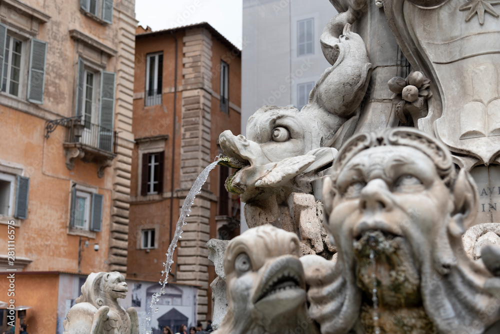 Rome - may, 2019: Architecture and landmark of Rome Rome - may, 2019: Architecture and landmark of Rome