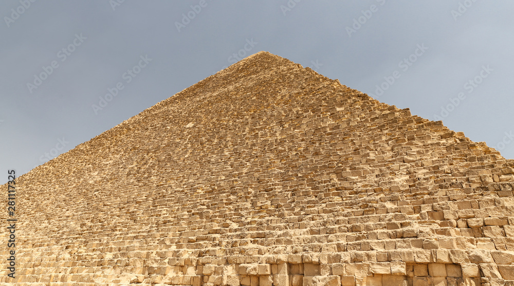 Great Pyramid of Giza in Giza Pyramid Complex, Cairo, Egypt Great Pyramid of Giza in Giza Pyramid Complex, Cairo, Egypt