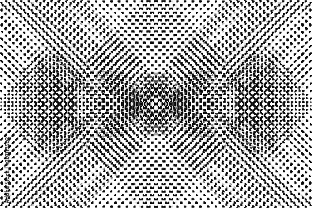 black and white hand drawn retro raster square background pattern 