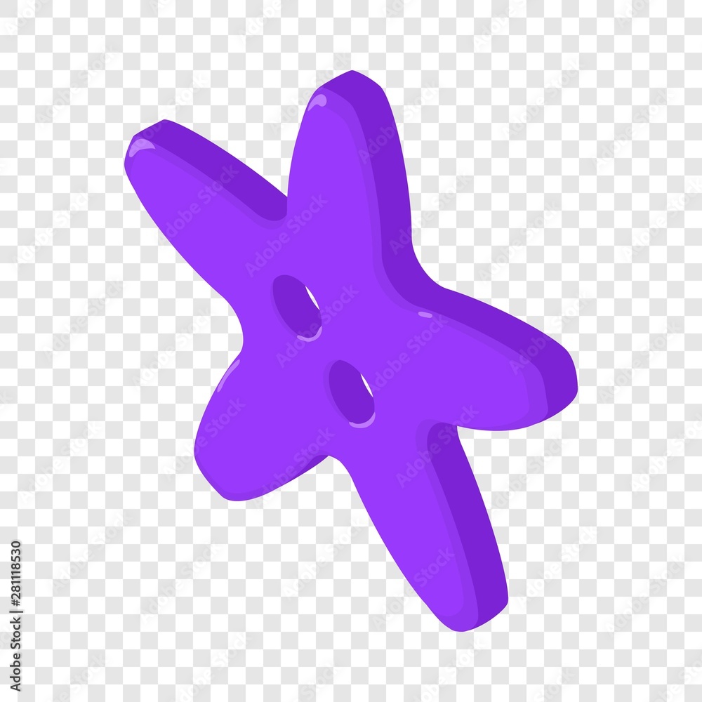 Star button shirt icon. Isometric illustration of star button shirt vector icon for web Star button shirt icon. Isometric illustration of star button shirt vector icon for web