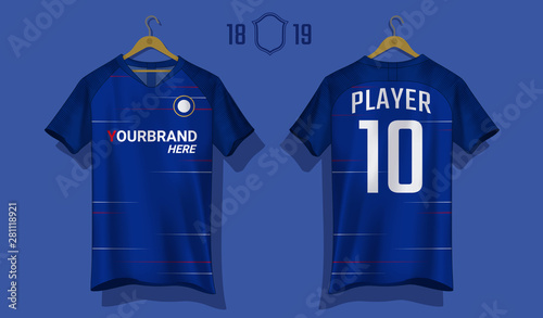 Soccer jersey template.sport t-shirt design.	