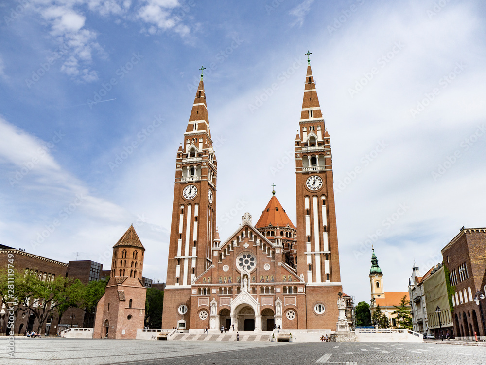 The Votive Church and Cathedral of Our Lady of Hungary in Szeged