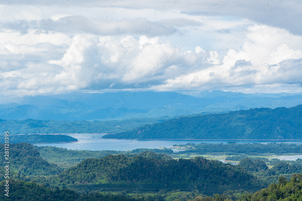 Landscape of mountain and clouds. background Landscape of mountain and clouds. background