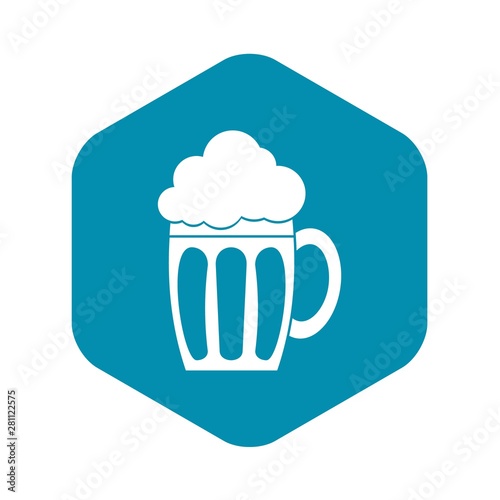 Beer icon. Simple illustration of beer vector icon for web